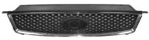 картинка Решетка радиатора FORD FOCUS 2/Форд Фокус 2  05-08 черная с хром от магазина Одежда+